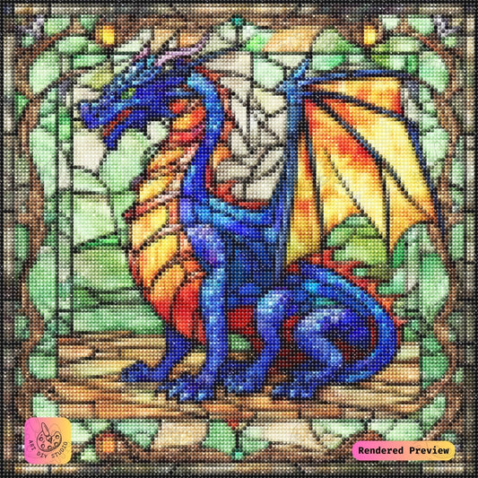Artdiystudio Majestic Radiance Dragon Diy Diamond Painting Kit Bold Fantasy Art 2