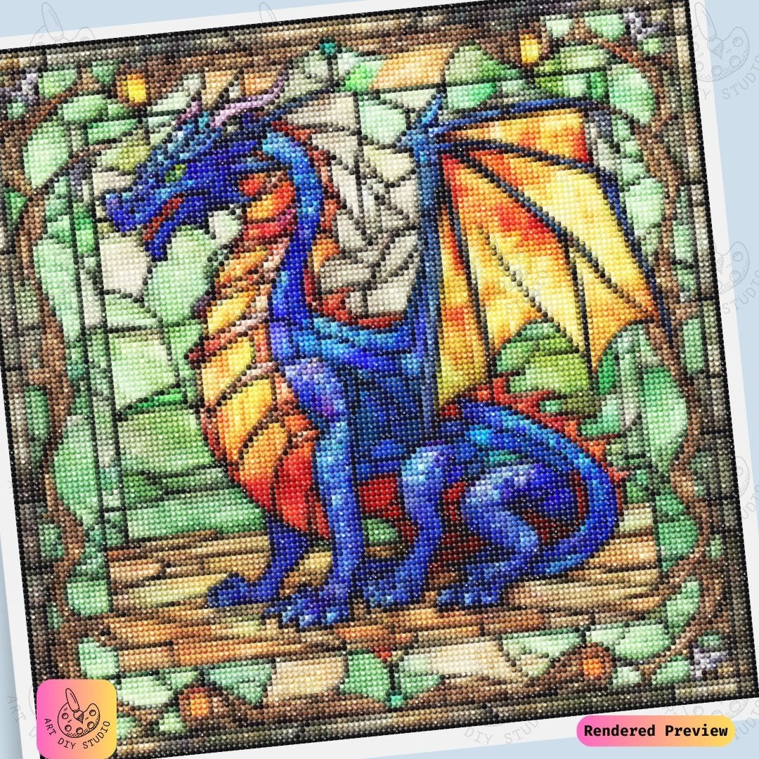 Artdiystudio Majestic Radiance Dragon Diy Diamond Painting Kit Bold Fantasy Art 6