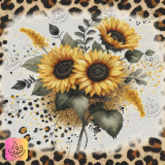 Artdiystudio Make A Statement With Wild Sunflower Chic The Ultimate Diamond Art Kit 7