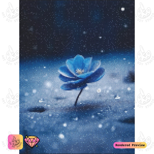 Artdiystudio Midnight Bloom Elegance Diy Diamond Painting Kit A Mystical Floral Wonder 2