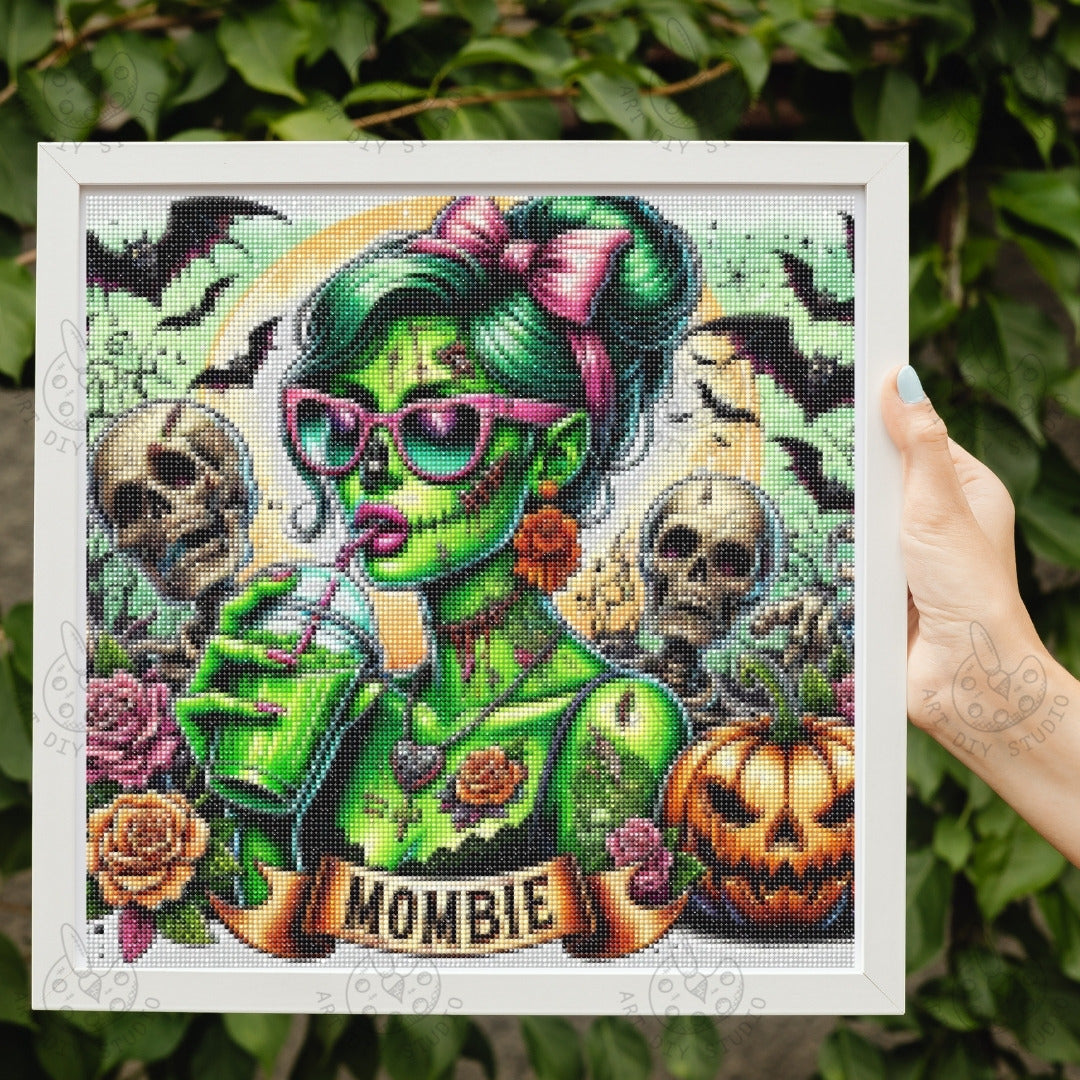 Artdiystudio Mombie Chic Diy Diamond Painting Kit Unleash Your Inner Undead Diva 2