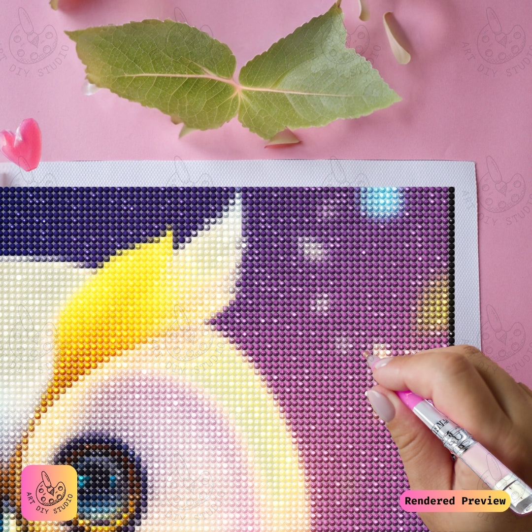 Artdiystudio Moonlit Owl Glow Diy Diamond Painting Kit Bring Enchantment To Life 4
