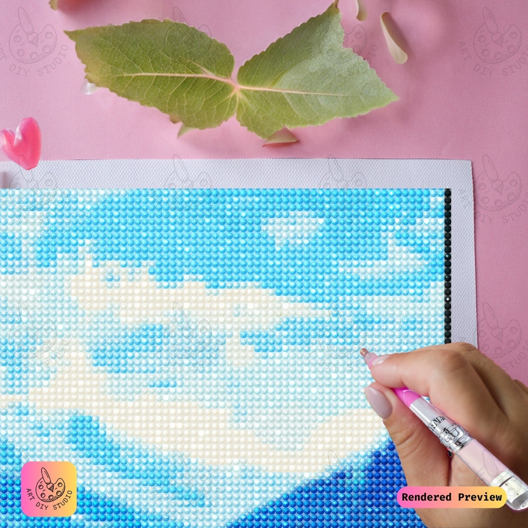 Artdiystudio Mountain Meadow Dream Diy Diamond Painting Kit A Vibrant Nature Escape 4