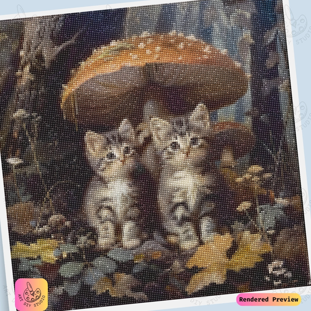 Artdiystudio Mystical Forest Companions Diy Diamond Painting Kit A Serene Woodland Adventure 6