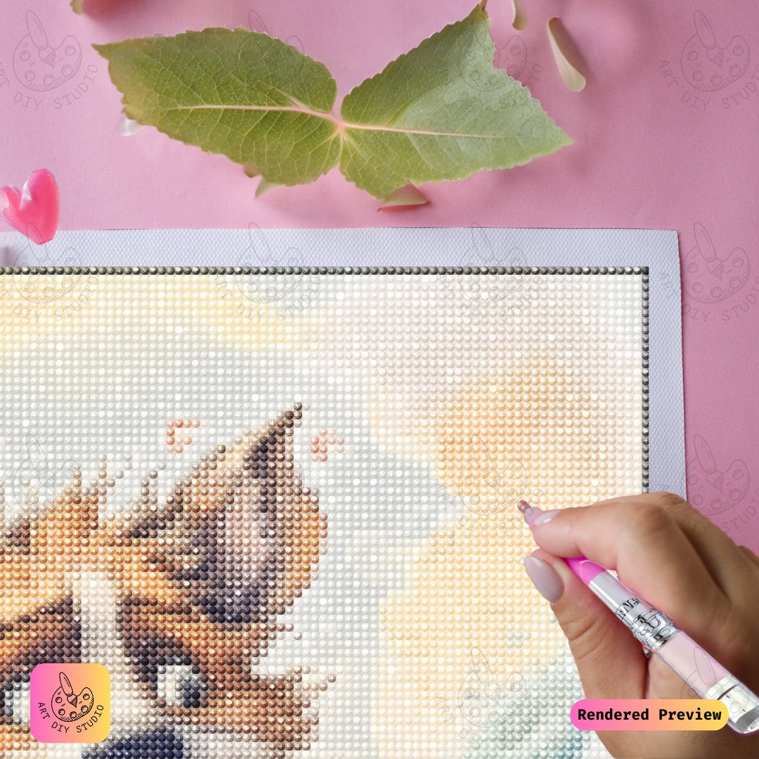 Artdiystudio Nautical Fox Mischief Diy Diamond Painting Kit A Whimsical Ocean Adventure 4