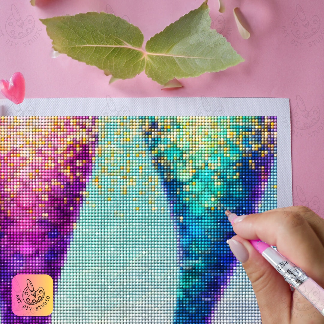 Artdiystudio Oceanic Mermaid Trio Diy Diamond Painting Kit Create Underwater Magic 6