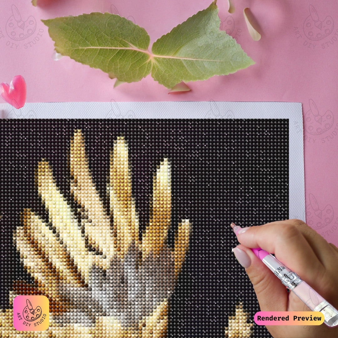 Artdiystudio Opulent Golden Eagle Diy Diamond Painting Kit A Masterpiece Of Elegance And Power 3