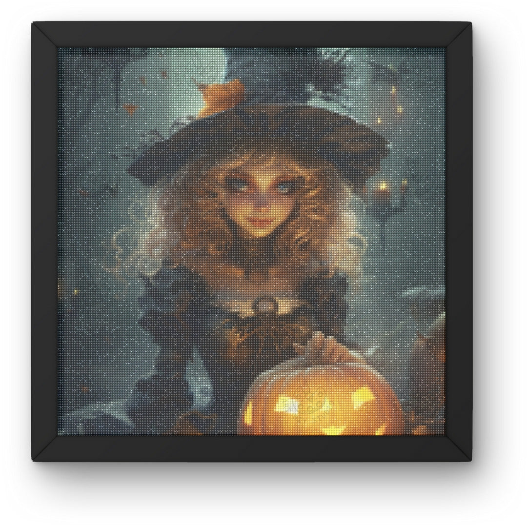 Artdiystudio Pumpkin Witch Enchantment Diy Diamond Painting Kit Add Some Halloween Magic 3