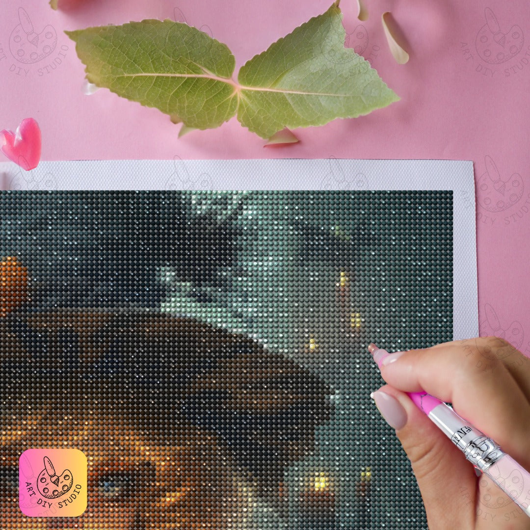 Artdiystudio Pumpkin Witch Enchantment Diy Diamond Painting Kit Add Some Halloween Magic 5