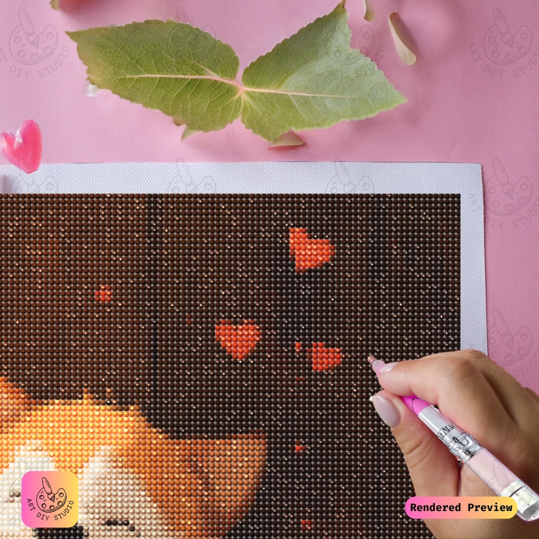 Artdiystudio Puppy Pile Of Happiness Diy Diamond Painting Kit A Joyful Craft For Dog Lovers 3