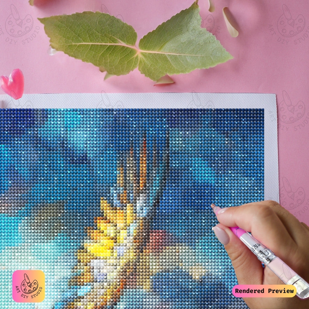 Artdiystudio Radiant Eagle Ascendancy Diy Diamond Painting Kit A Burst Of Color And Power 3