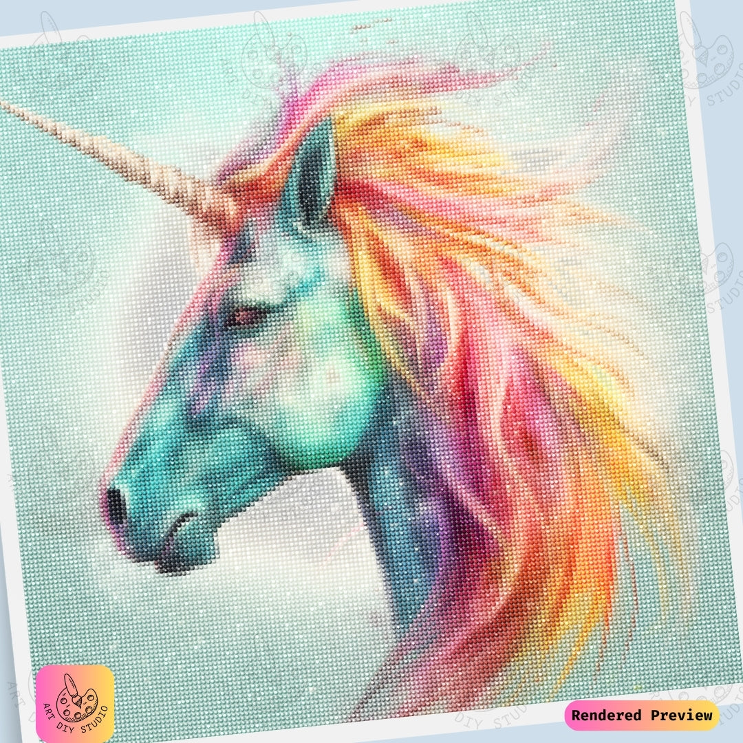 Artdiystudio Radiant Prism Unicorn Diy Diamond Painting Kit A Burst Of Magic 6