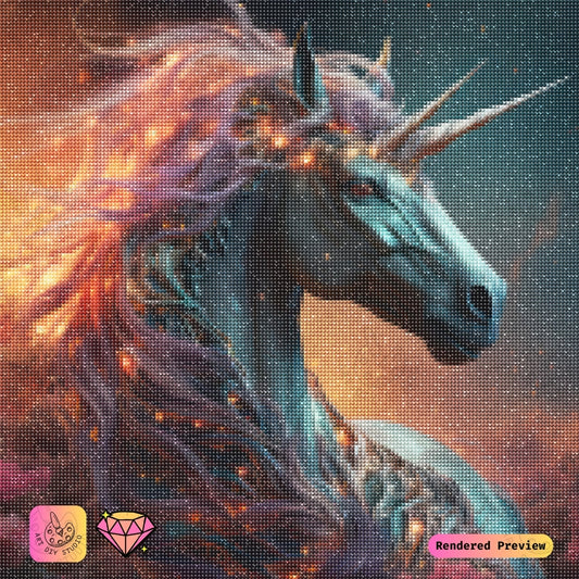 Artdiystudio Radiant Starlight Unicorn Diy Diamond Painting Kit A Celestial Art Adventure 2