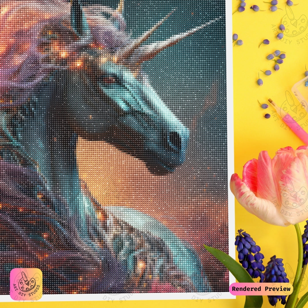 Artdiystudio Radiant Starlight Unicorn Diy Diamond Painting Kit A Celestial Art Adventure 3