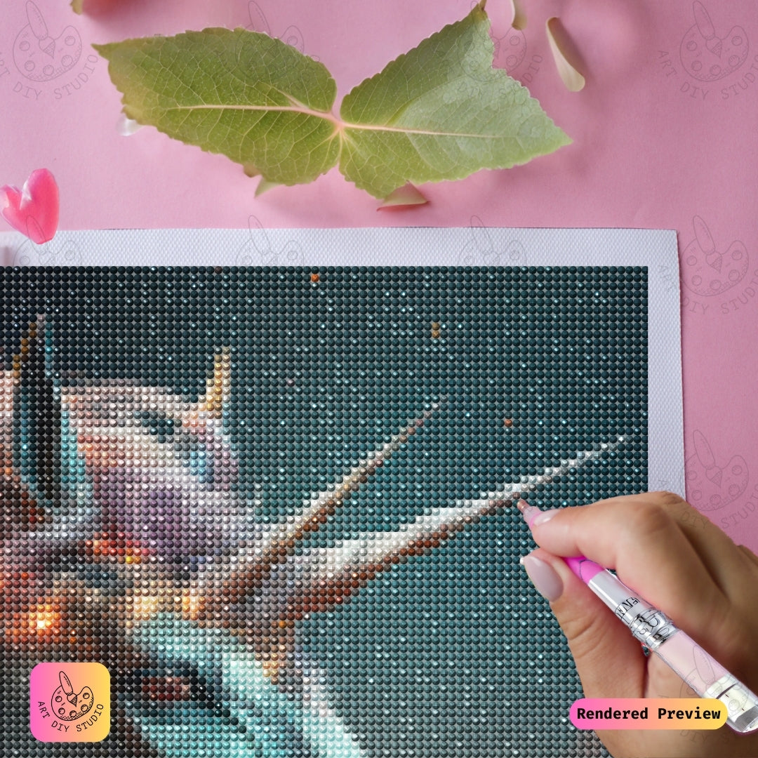Artdiystudio Radiant Starlight Unicorn Diy Diamond Painting Kit A Celestial Art Adventure 4