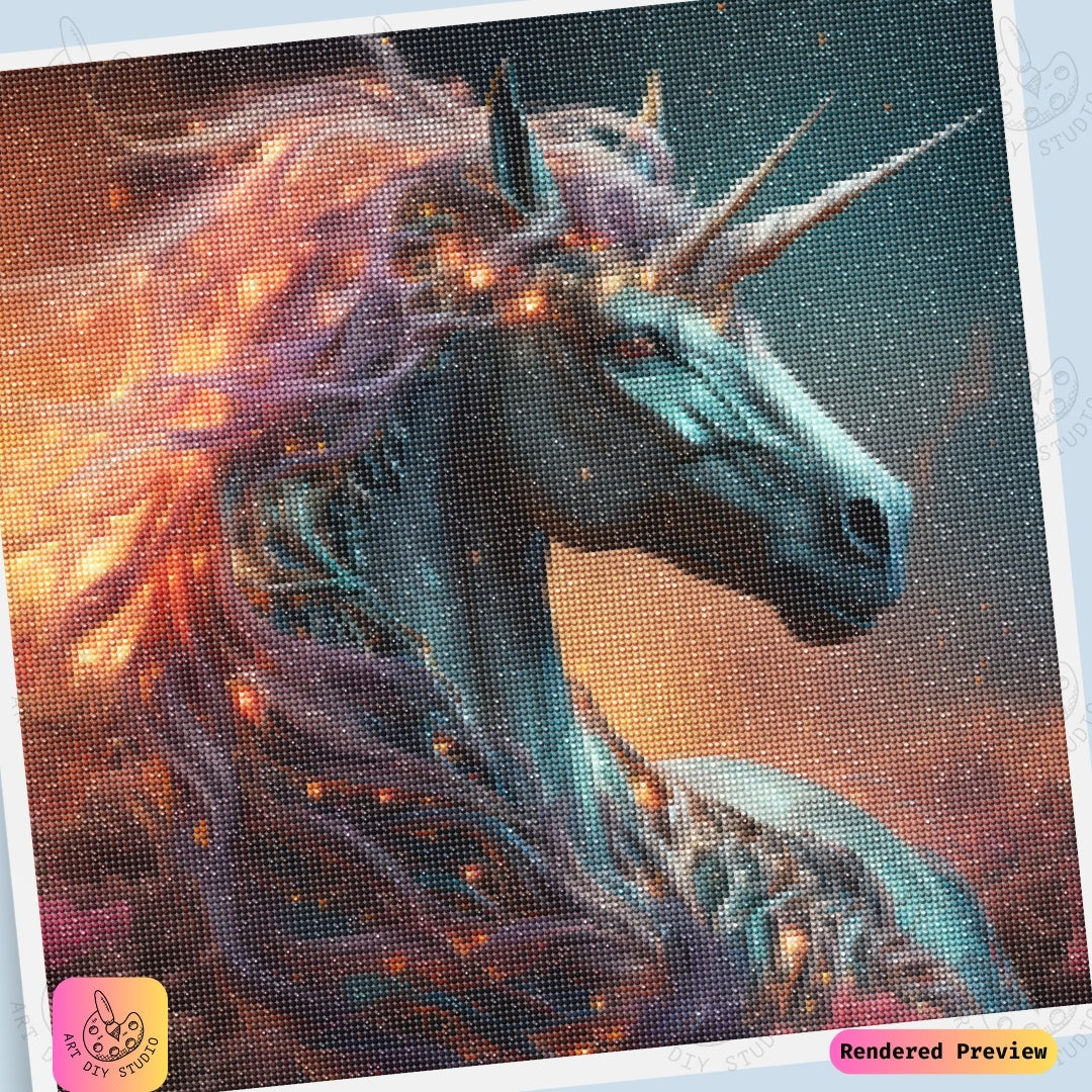 Artdiystudio Radiant Starlight Unicorn Diy Diamond Painting Kit A Celestial Art Adventure 6