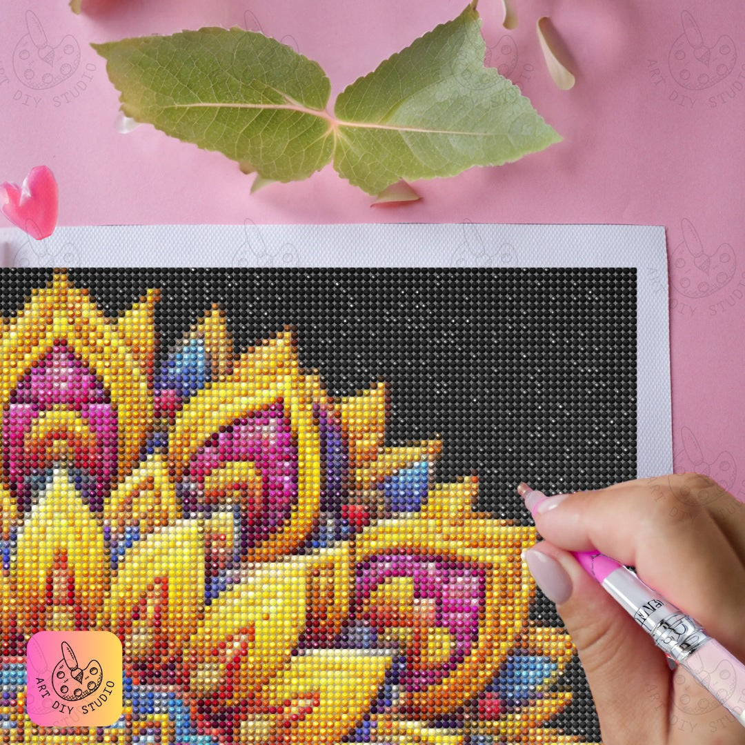 Artdiystudio Radiate Inner Peace With The Sunlit Mandala Harmony Diamond Painting 5
