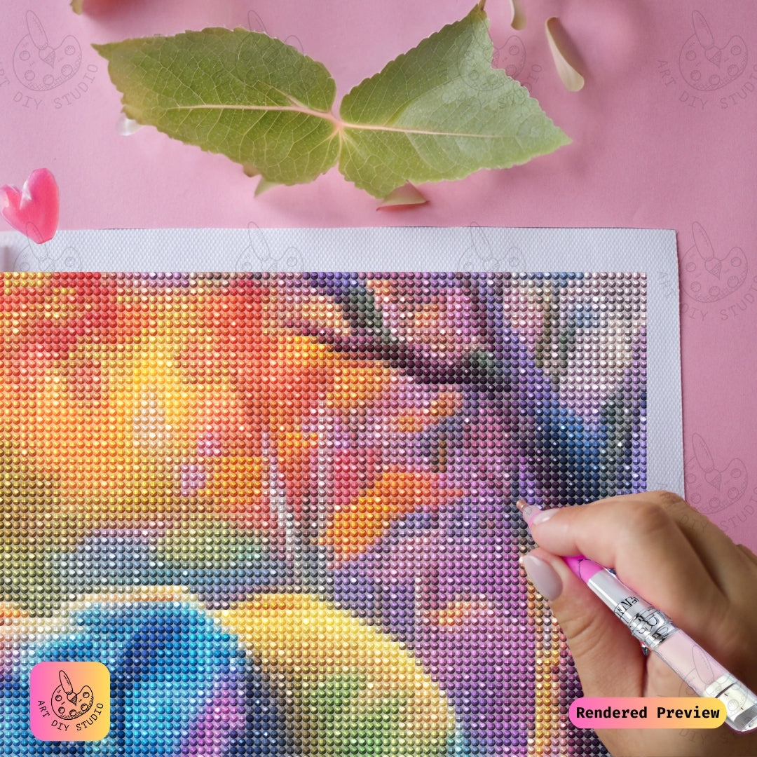 Artdiystudio Rainbow Serenity Elephant Diy Diamond Painting Kit A Magical Harmony In Art 4