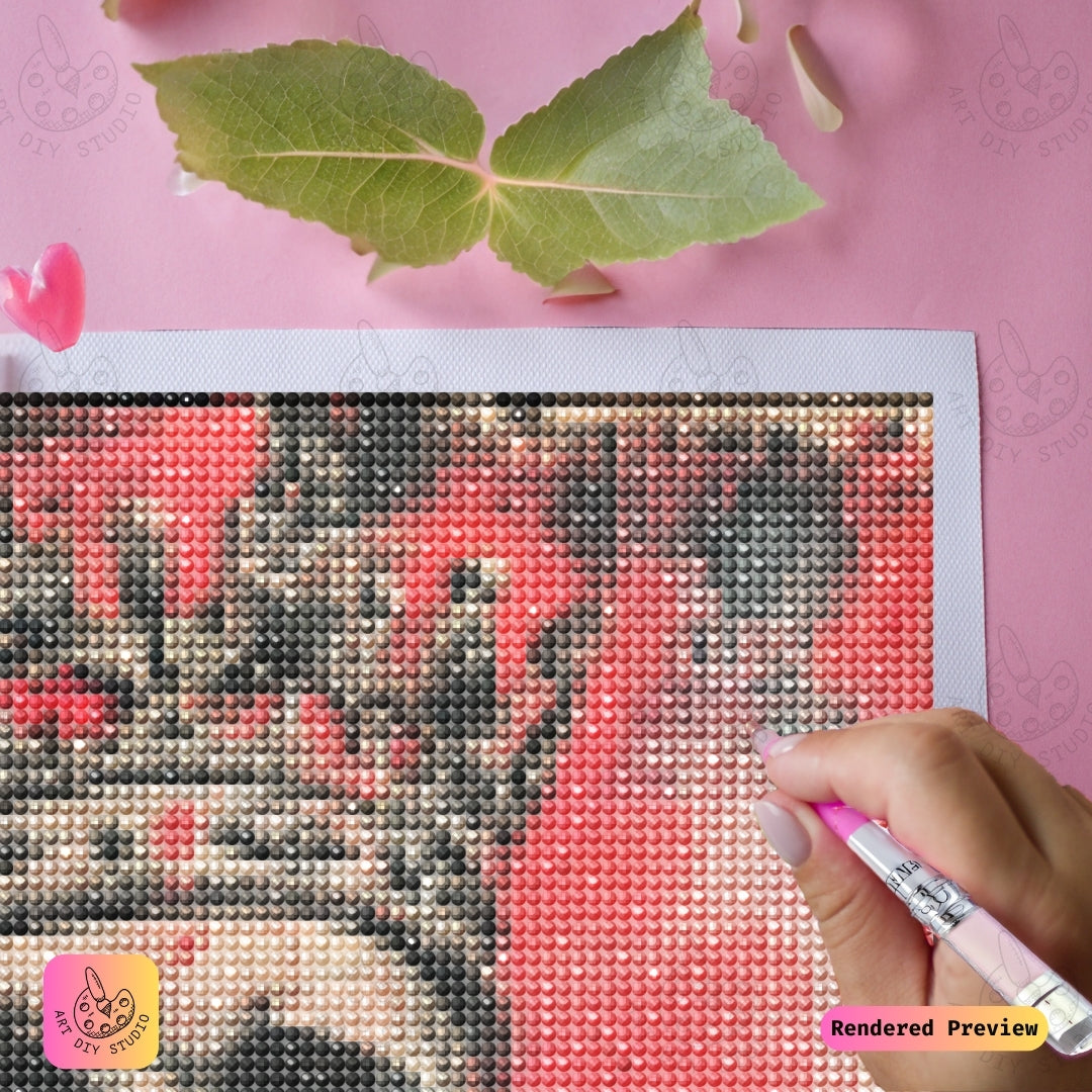 Artdiystudio Rebel King Skull Diy Diamond Painting Kit A Bold Blend Of Royalty And Rebellion 4