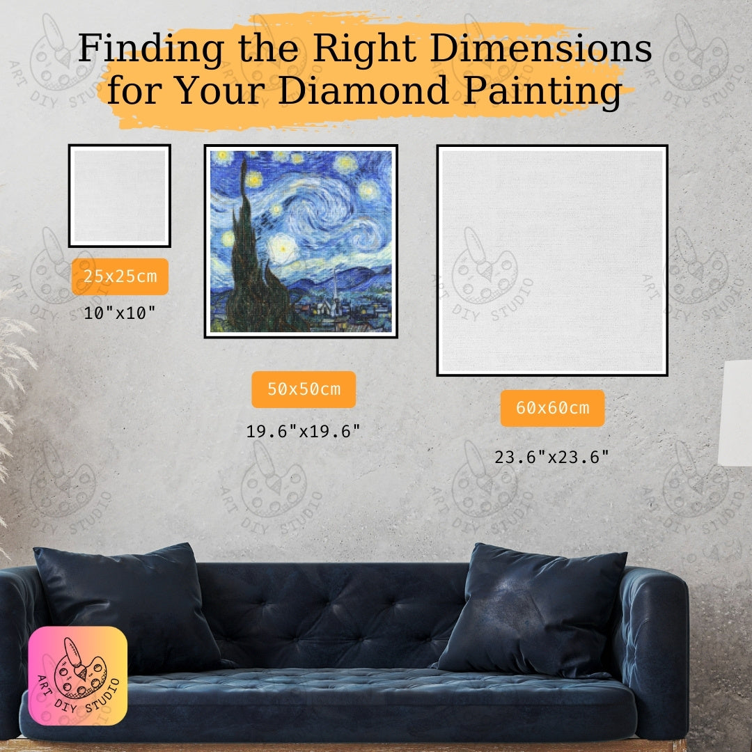 Artdiystudio Recreate Van Goghs Masterpiece With Starry Night Serenity Diy Kit 2