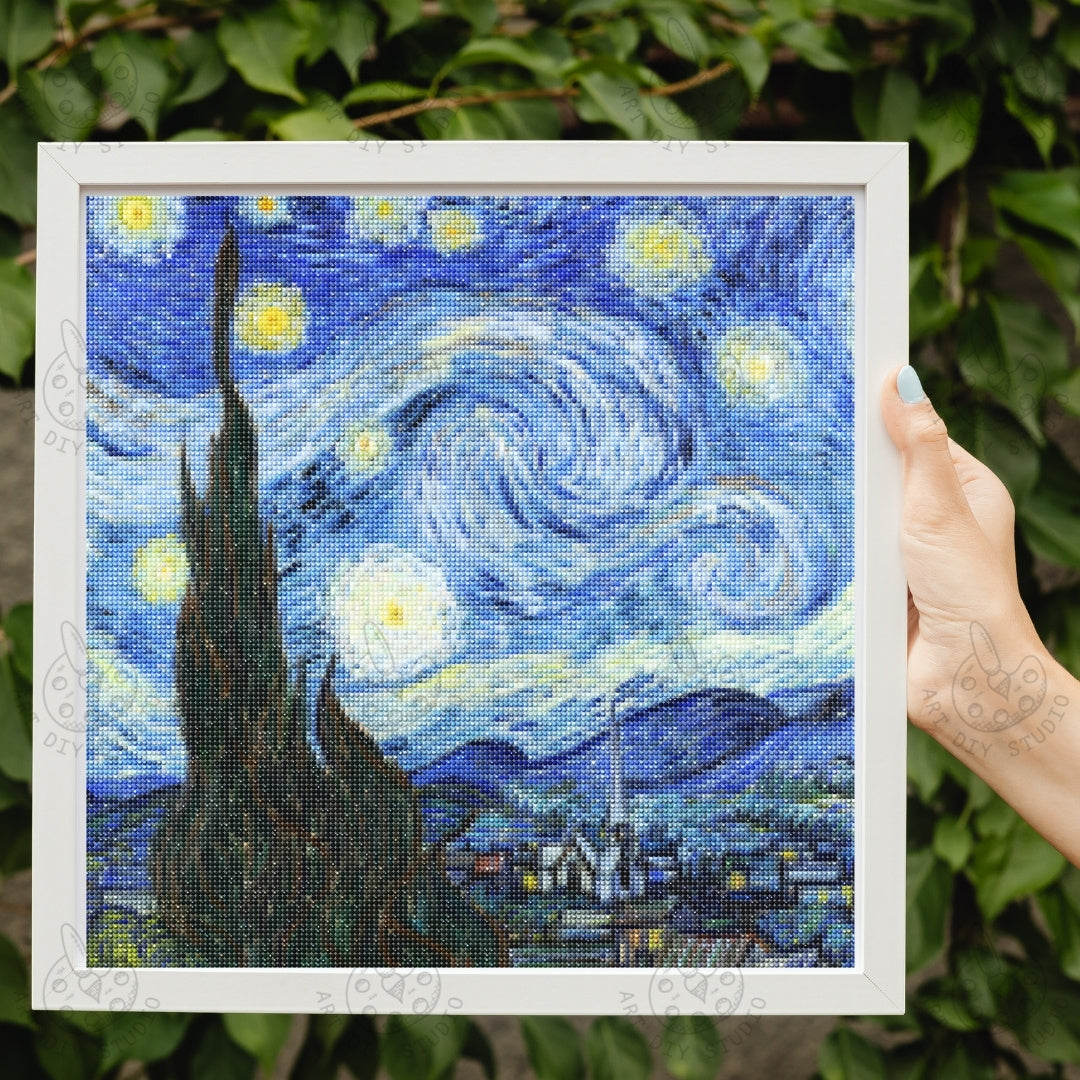 Artdiystudio Recreate Van Goghs Masterpiece With Starry Night Serenity Diy Kit 3