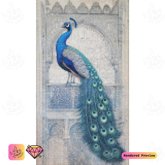 Artdiystudio Royal Peacock Majesty Diy Diamond Painting Kit Craft Your Regal Masterpiece 5