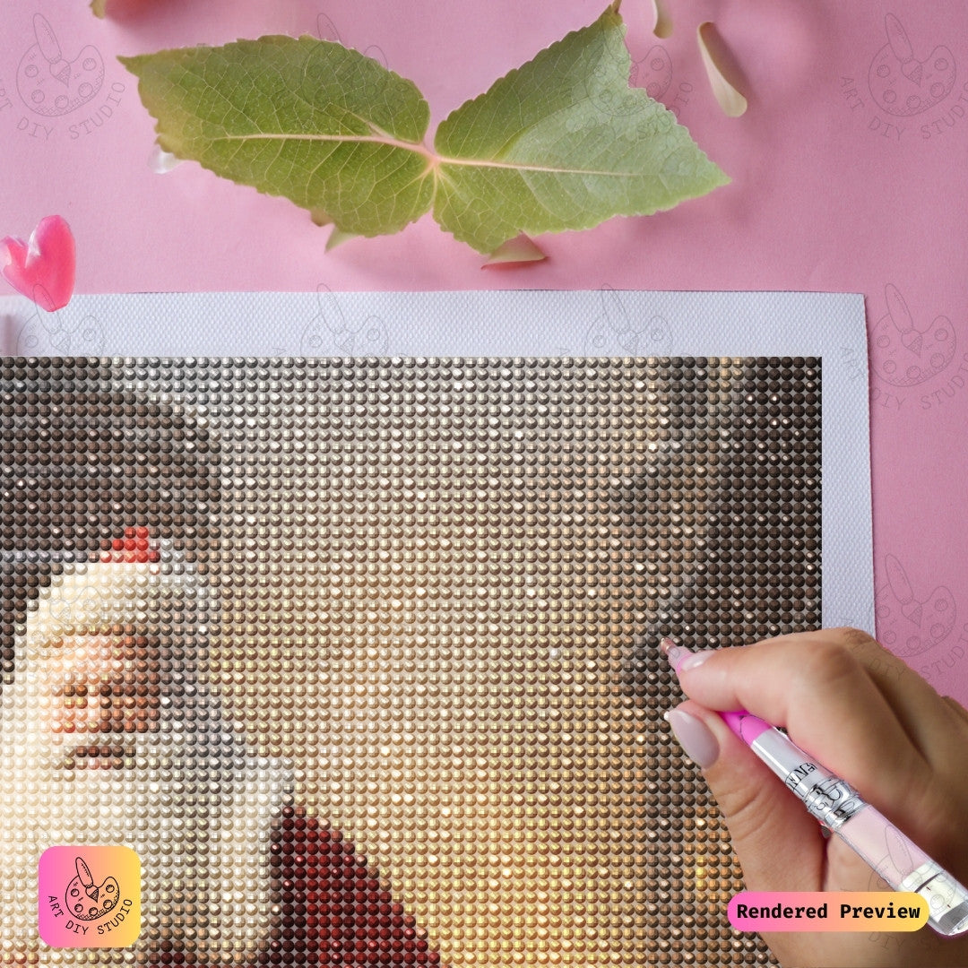 Artdiystudio Santas Christmas Ride Diy Diamond Painting Kit A Cozy Holiday Journey 3