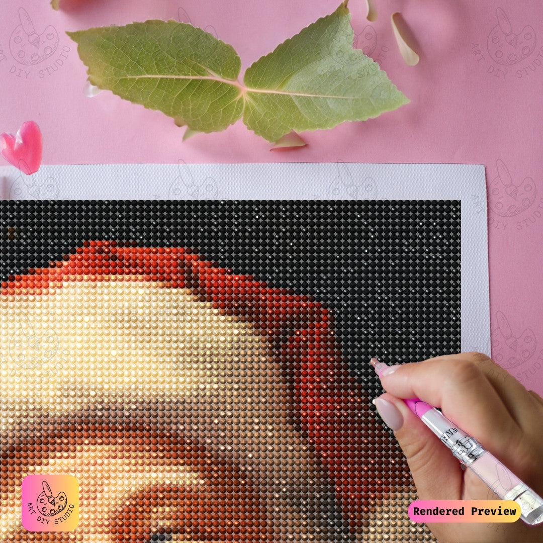 Artdiystudio Santas Joyful Smile Diy Diamond Painting Kit Spread The Christmas Cheer 3