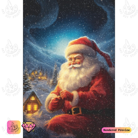 Artdiystudio Santas Winter Quest Diy Diamond Painting Kit A Magical Holiday Adventure 5