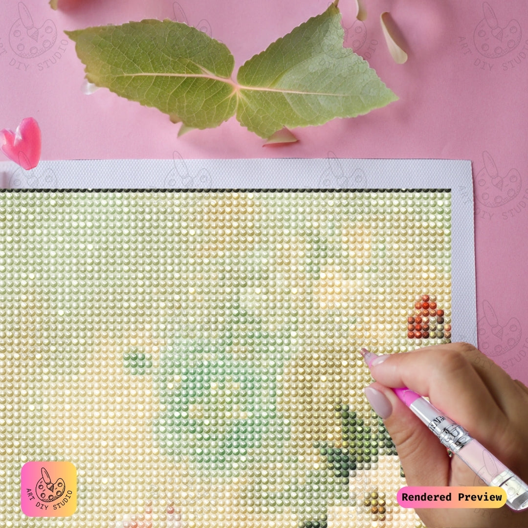 Artdiystudio Serene Finch Diy Diamond Painting Kit A Calm Escape Into Nature 3