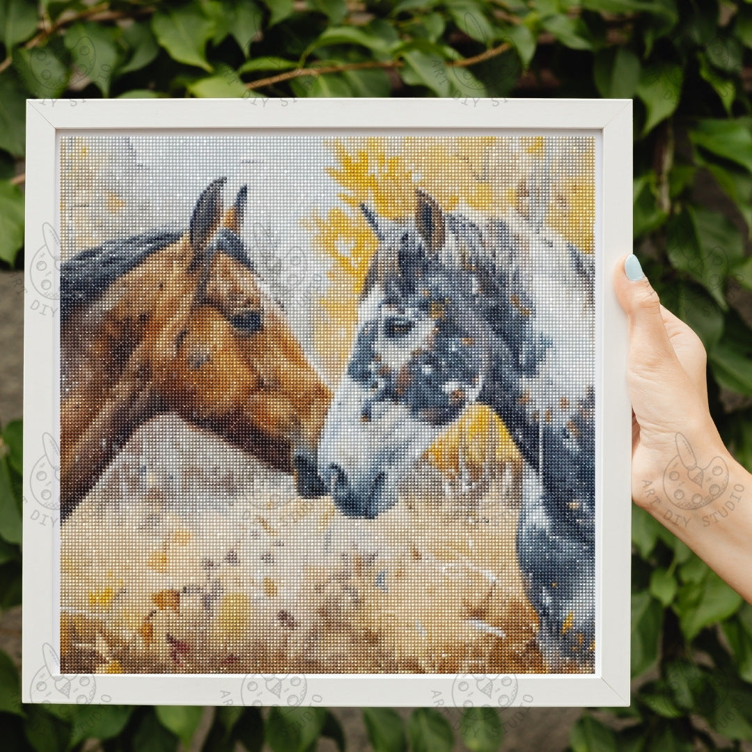 Artdiystudio Soulful Equine Connection Diamond Painting Kit Capture Natures Beauty 2