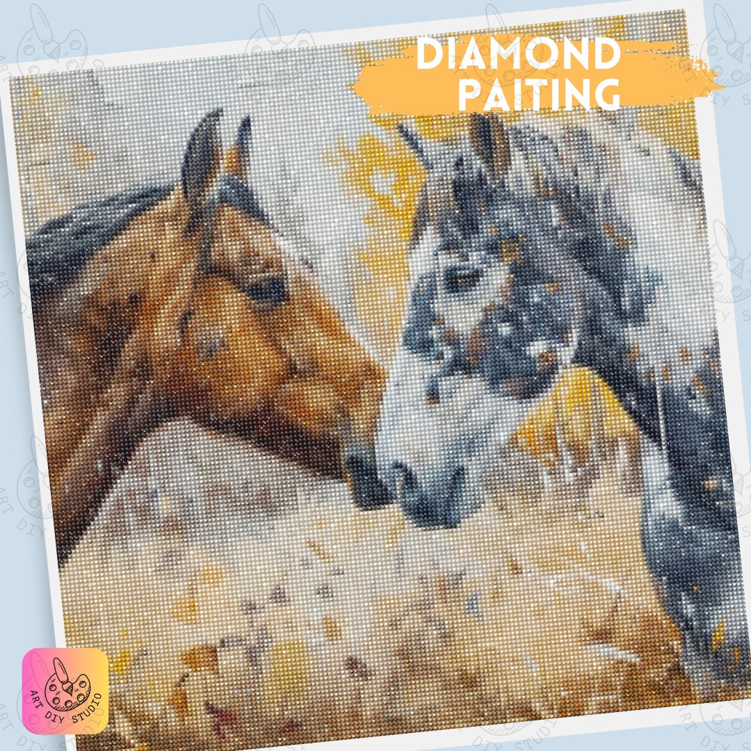 Artdiystudio Soulful Equine Connection Diamond Painting Kit Capture Natures Beauty 4