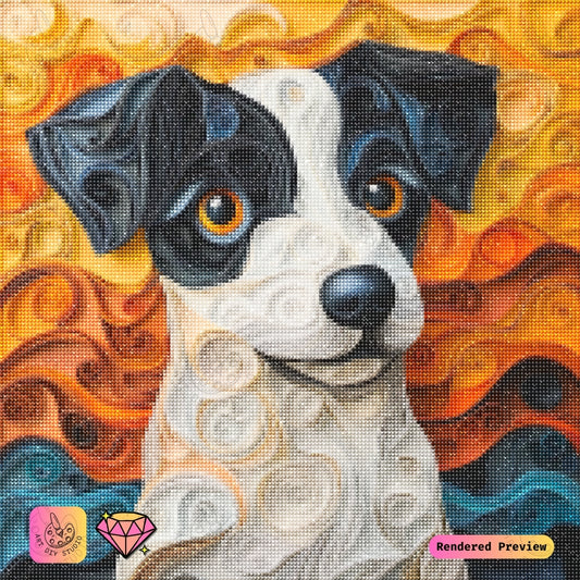 Artdiystudio Spirited Pups Portrait Diy Diamond Painting Kit A Vibrant Craft For Dog Lovers 5