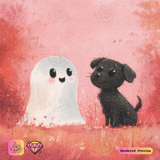 Artdiystudio Spooky Pals Diy Diamond Painting Kit A Fun Whimsical Craft 5