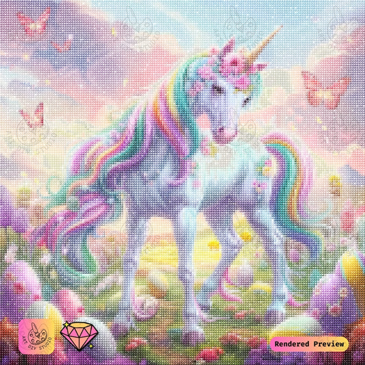 Artdiystudio Spring Unicorn Bliss Diy Diamond Painting Kit A Radiant Journey Into Fantasy 2