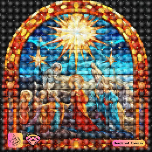 Artdiystudio Star Of Bethlehem Glory Diy Diamond Painting Kit Radiate The Joy Of Christmas 2