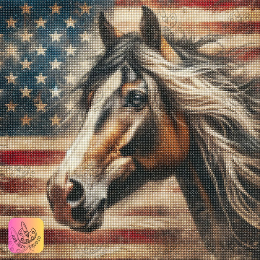 Artdiystudio Stars And Steeds Diamond Painting Kit Celebrate American Pride Product Image 7