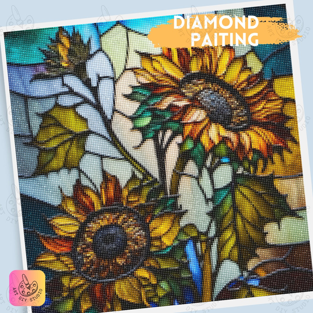 Artdiystudio Sunlit Garden Harmony Diy Diamond Painting Kit Embrace Natures Glow 4