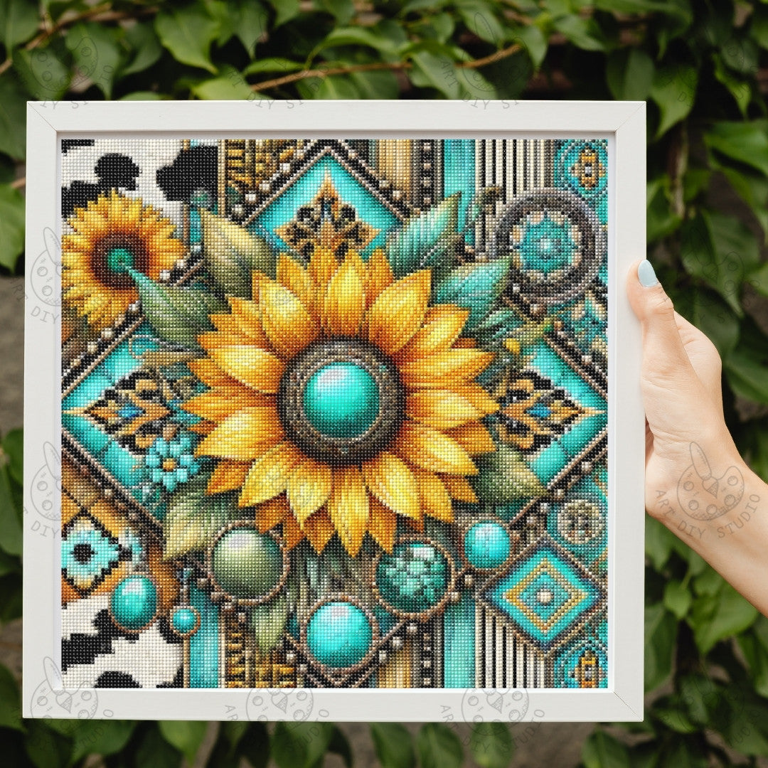Artdiystudio Sunlit Oasis Diy Diamond Painting Kit Bring Home Artisanal Elegance 2