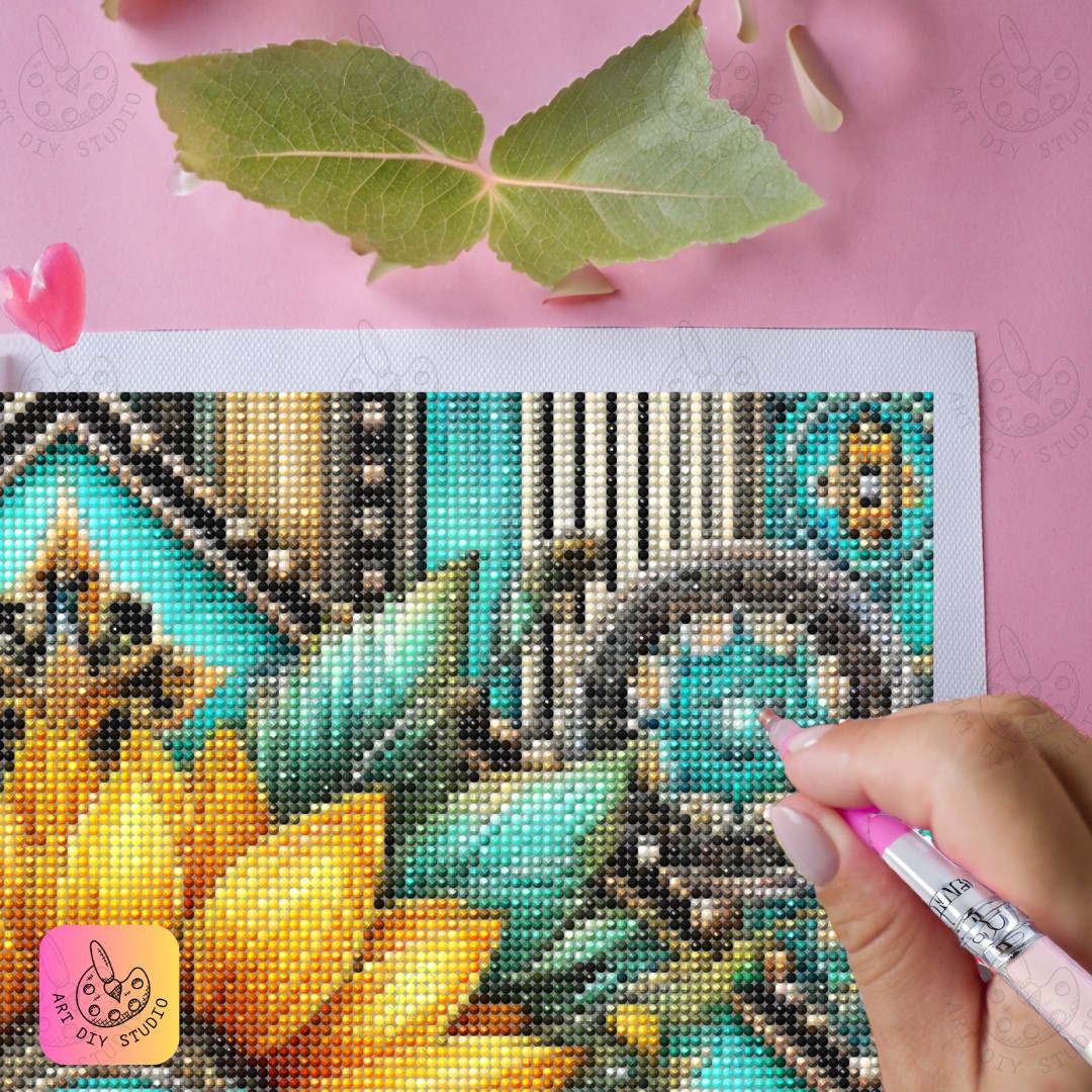 Artdiystudio Sunlit Oasis Diy Diamond Painting Kit Bring Home Artisanal Elegance 5