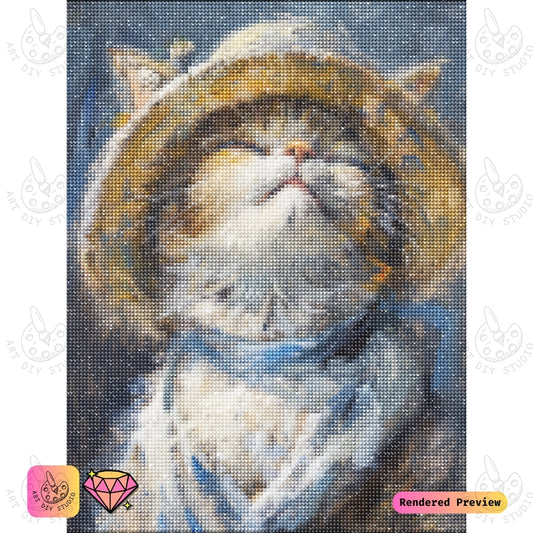 Artdiystudio Sunshine Whiskers Diy Diamond Painting Kit A Playful Cat In The Sun 2