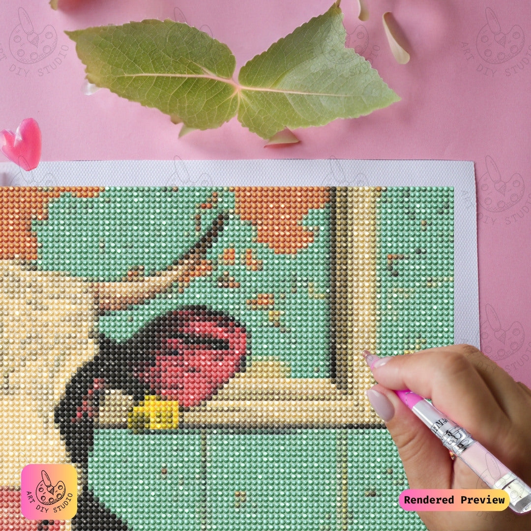 Artdiystudio The Cows Morning News Diy Diamond Painting Kit Quirky Farm Art 4