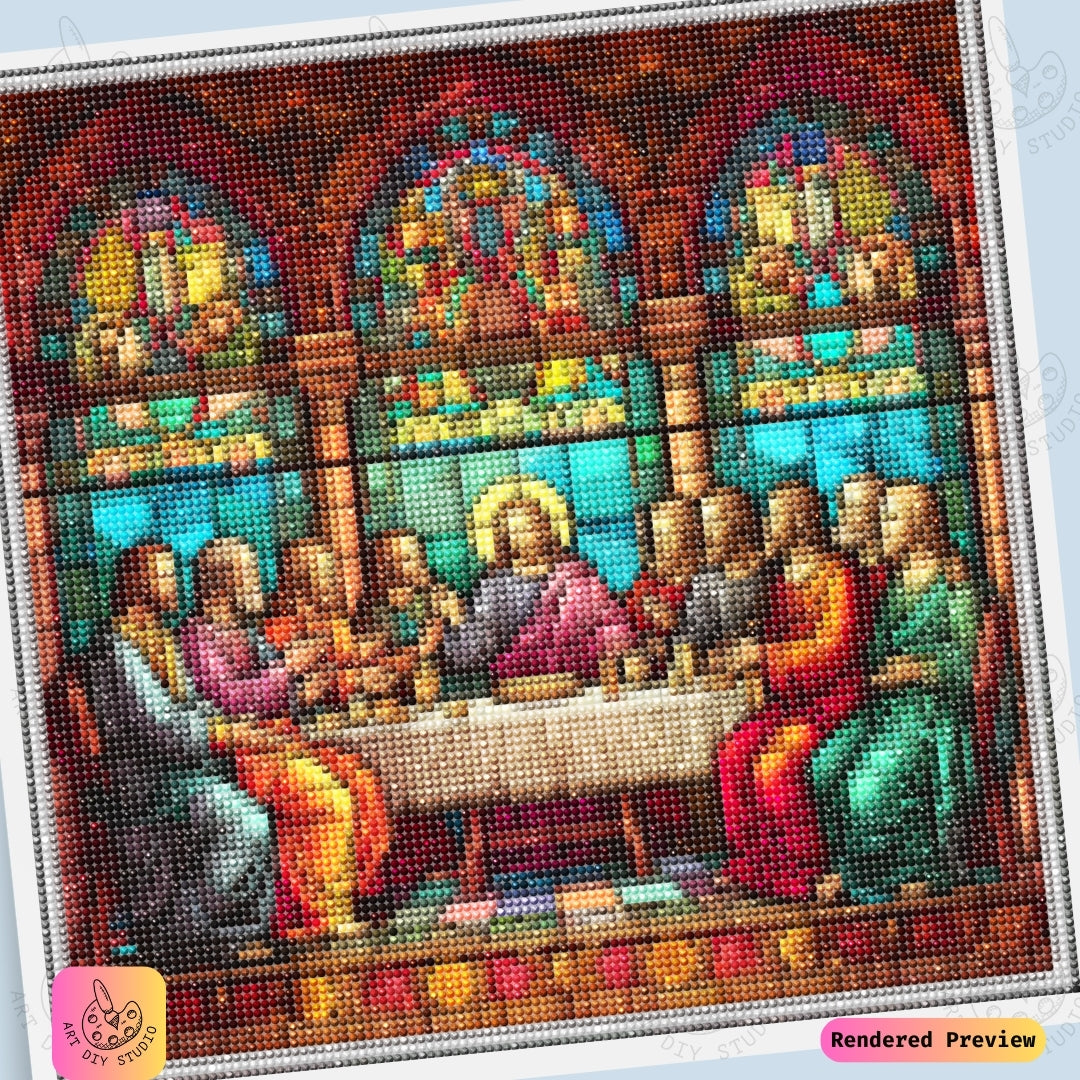 Artdiystudio The Last Supper Harmony Diy Diamond Painting Kit A Sacred Artistic Tribute 6
