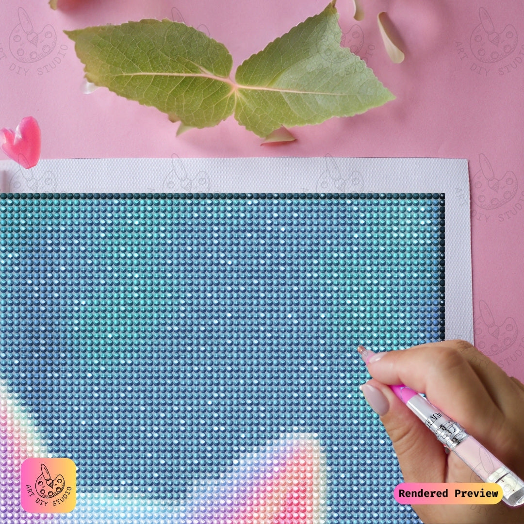 Artdiystudio Tranquil Fox Serenity Diy Diamond Painting Kit A Peaceful Dreamscape 4