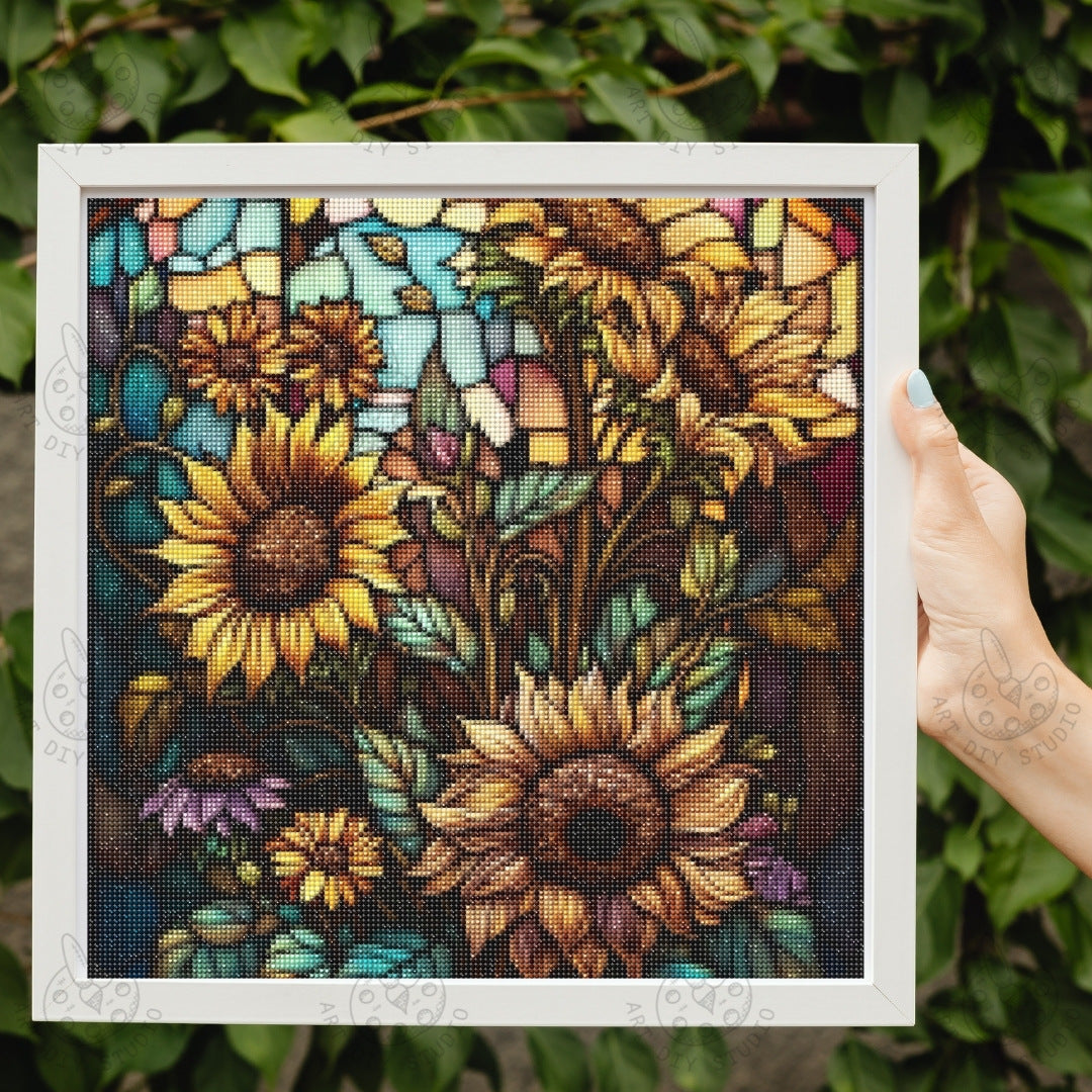 Artdiystudio Tranquil Sunflower Meadow Diy Diamond Painting Kit A Peaceful Escape 2