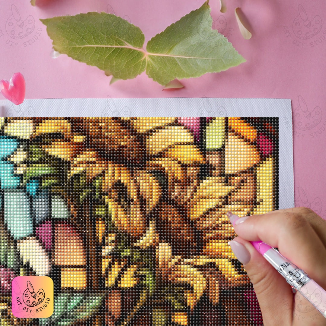 Artdiystudio Tranquil Sunflower Meadow Diy Diamond Painting Kit A Peaceful Escape 5