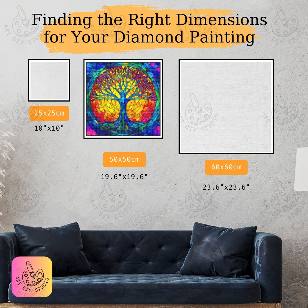 Artdiystudio Tree Of Life Radiance Diy Diamond Painting Kit Energize Your Space 2