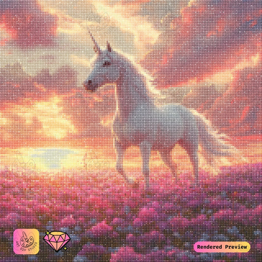 Artdiystudio Twilight Unicorns Meadow Diy Diamond Painting Kit A Dreamy Fantasy Craft 2