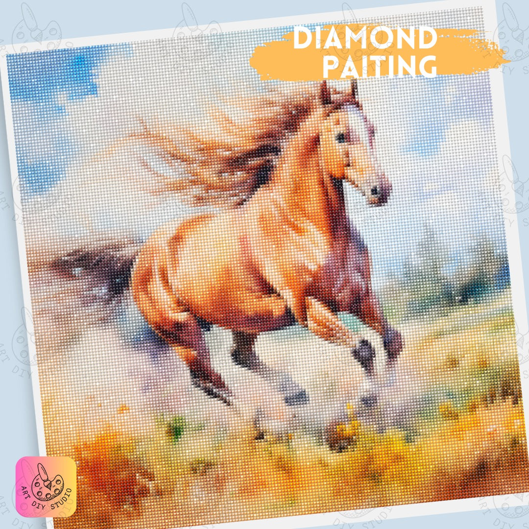 Artdiystudio Wild Heart Gallop Diamond Painting Kit Embrace Your Inner Freedom 4