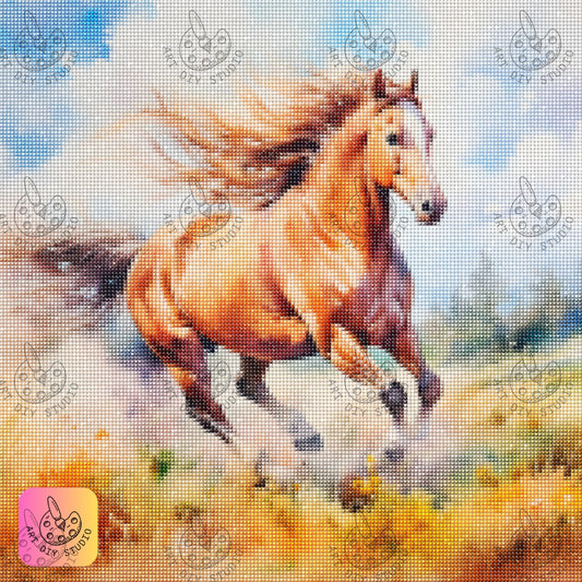 Artdiystudio Wild Heart Gallop Diamond Painting Kit Embrace Your Inner Freedom 7